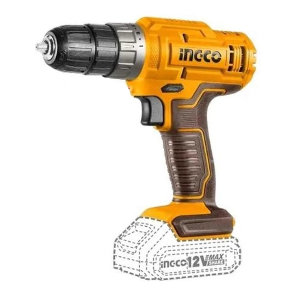 Ingco CDLI1218 Cordless Li-Ion Drill 12V 1.5AH