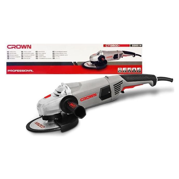 Crown CT13500 Angle Grinder 7