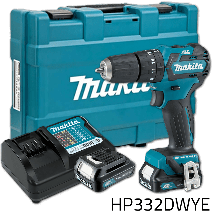 Makita HP332DWYE 12V Cordless Hammer Drill (CXT-Series) | Makita by KHM Megatools Corp.