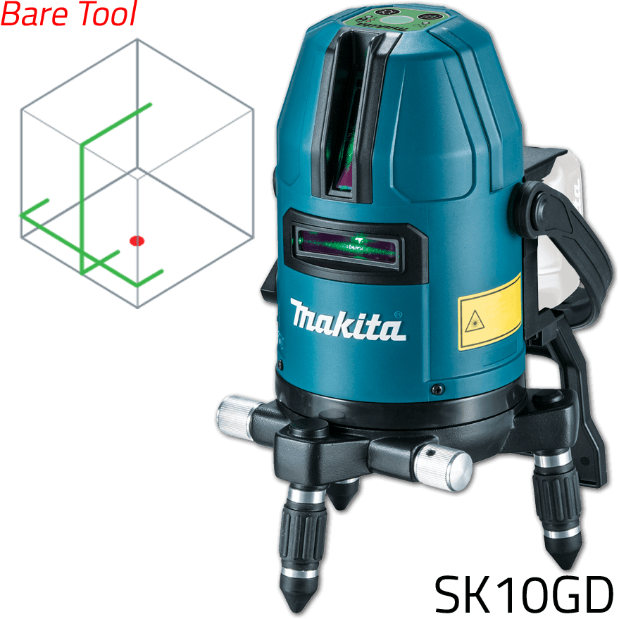 Makita SK10GD 12V Cordless Line Laser Level CXT (Green Laser) [Bare] | Makita by KHM Megatools Corp.