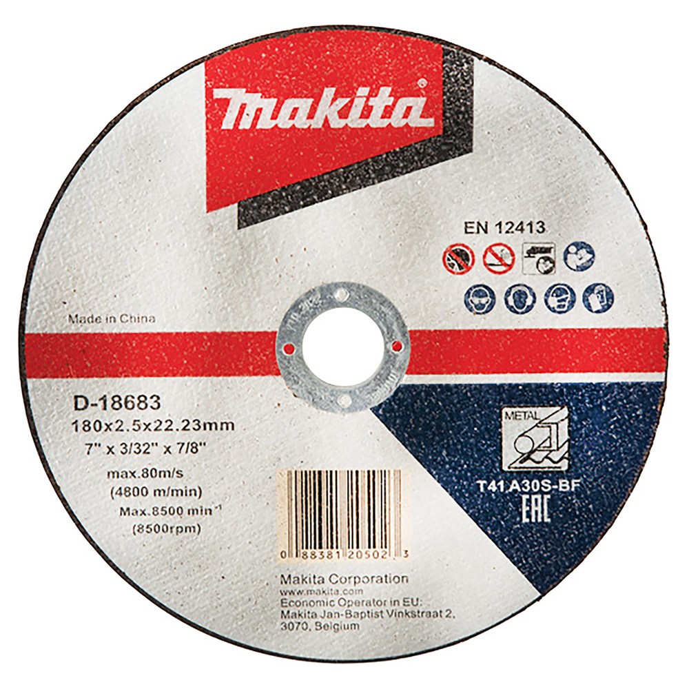 Makita D-18683 Cut Off Wheel Inox Metal 7