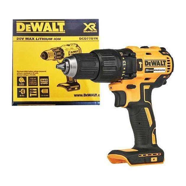 Dewalt DCD7781N 20V Cordless Hammer Drill 13mm (Bare) - KHM Megatools Corp.