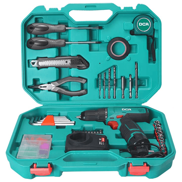 DCA ADJZ1202-TD 12V Cordless Drill / Driver 10mm [Kit] - KHM Megatools Corp.