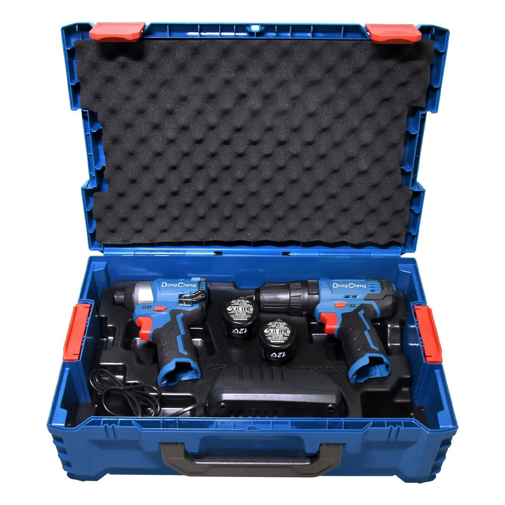 Dongcheng DCKIT25EK Combo Kit Hammer Drill + 12V Brushless Impact Driver 12V 2.0AH | Dong Cheng by KHM Megatools Corp.