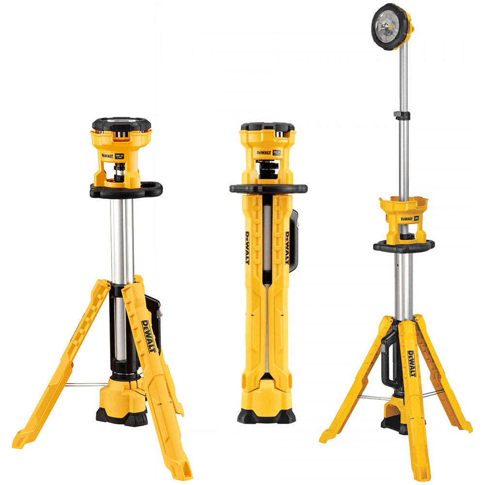 Dewalt DCL079N 18V/20V Cordless Work Light with Tripod (Bare) 3000 lumens - KHM Megatools Corp.