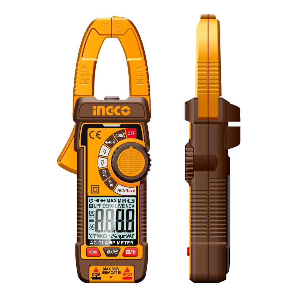 Ingco DCM66001 AC Digital Clamp Meter 600A