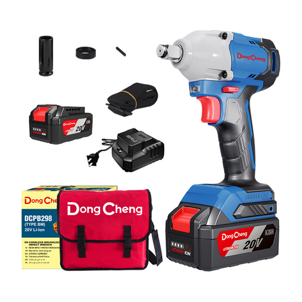 Dong Cheng DCPB298BM Cordless BL Impact Wrench 20V 4.0AH | Dong Cheng by KHM Megatools Corp.