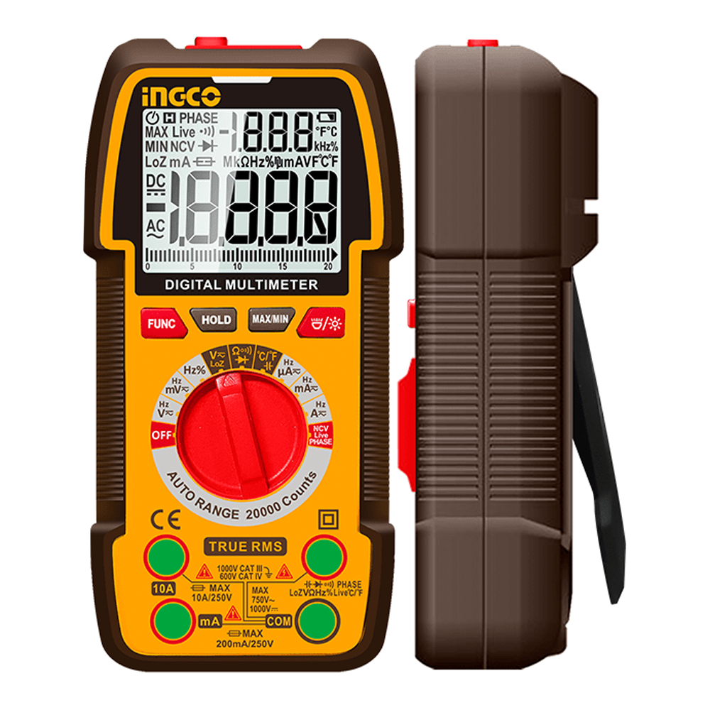 Ingco DM310004 Digital Multimeter Tester 1000V