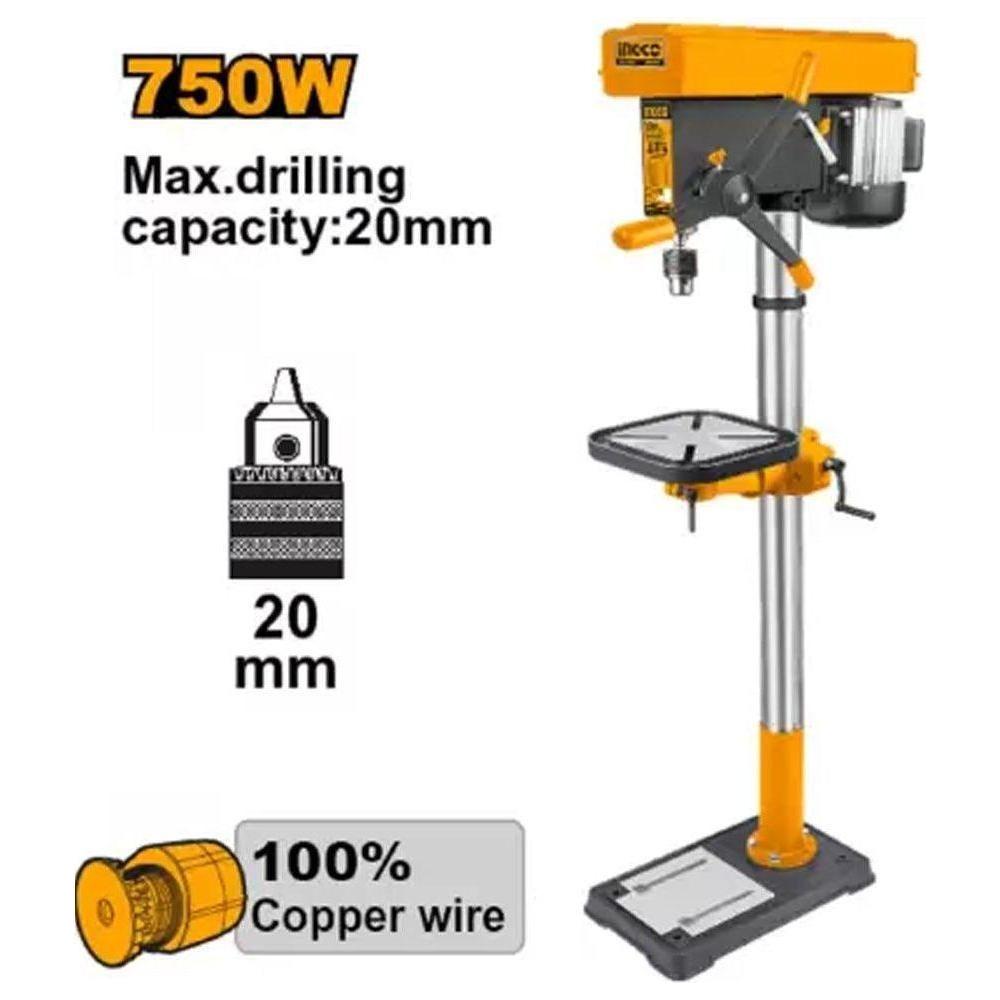 Ingco DP207505-5 Drill Press 750W HD - KHM Megatools Corp.