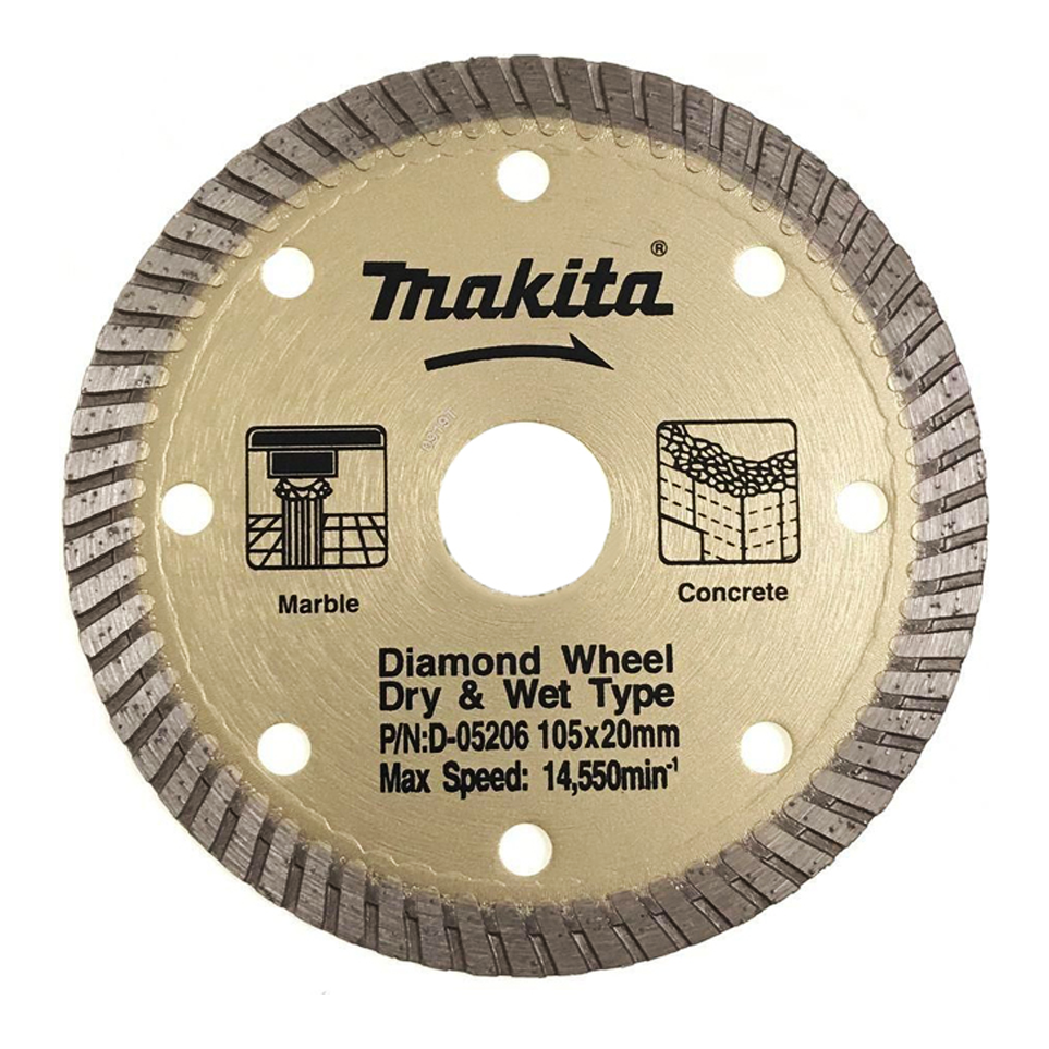 Makita D-05206 Diamond Cut off Wheel 4