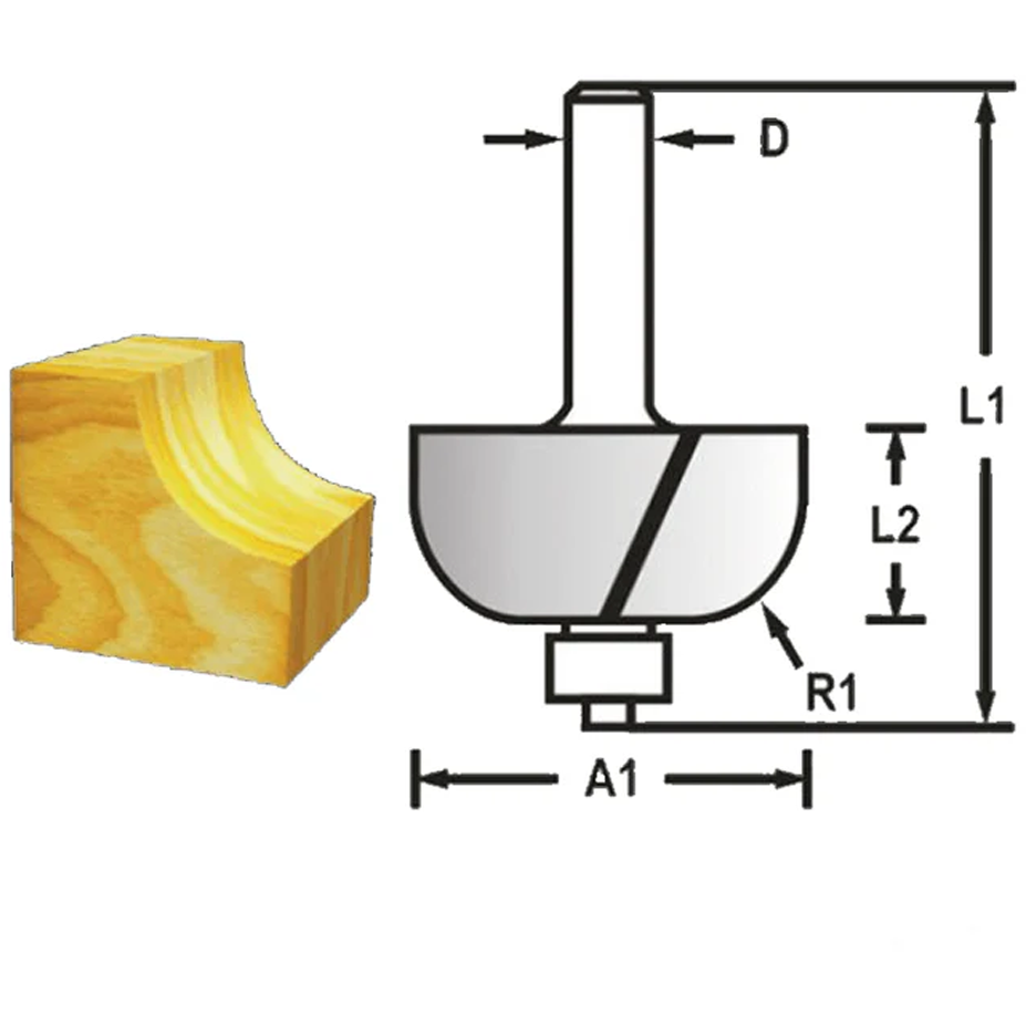 Makita High Speed Steel Cove Router Bit (HSS) | Makita by KHM Megatools Corp.