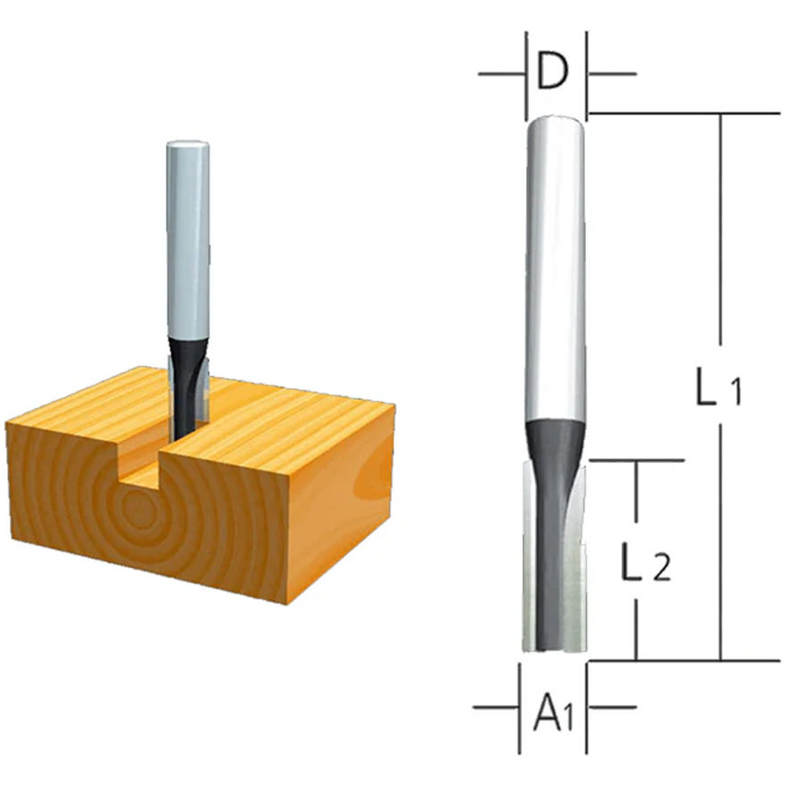 Makita High Speed Steel Straight Router Bit (HSS) | Makita by KHM Megatools Corp.