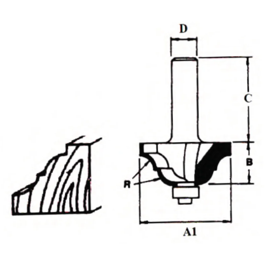 Makita TCT Ball Bearing Classical Router Bit | Makita by KHM Megatools Corp.