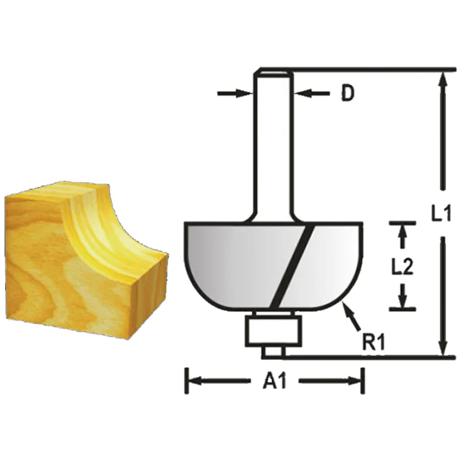 Makita High Speed Steel Cove Router Bit (HSS) | Makita by KHM Megatools Corp.