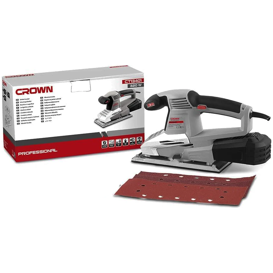 Crown CT13401 Rotary Sander 300W | Crown by KHM Megatools Corp.