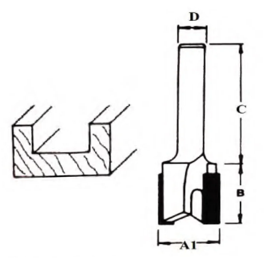 Makita TCT Hinge Mortizing Router Bit | Makita by KHM Megatools Corp.