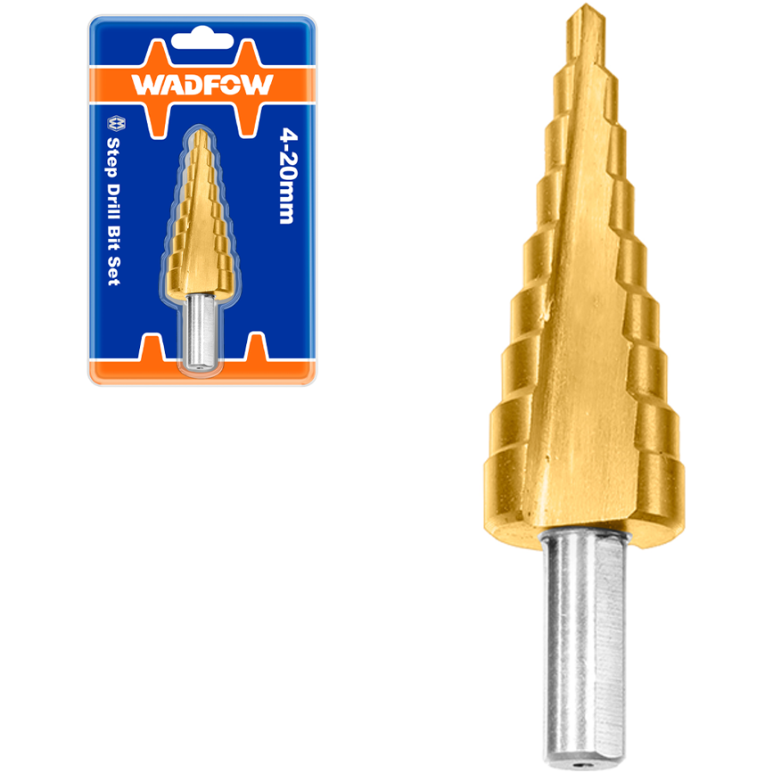 Wadfow WJD1402 Step Drill Bit 4-20mm | Wadfow by KHM Megatools Corp.