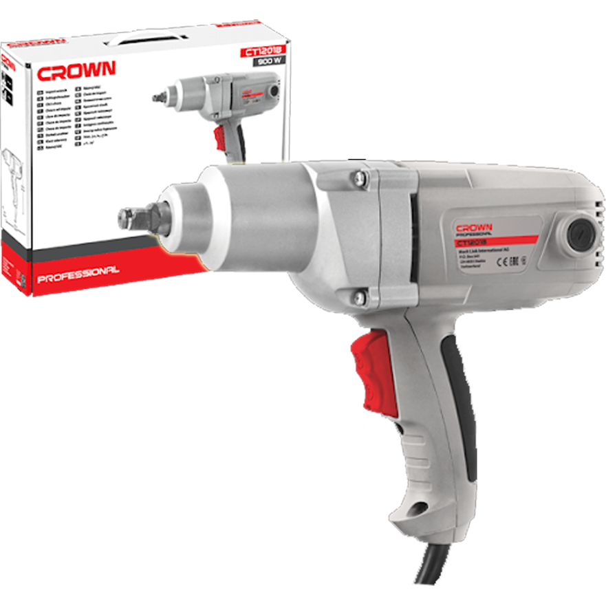 Crown CT12018 Impact Wrench 900W | Crown by KHM Megatools Corp.