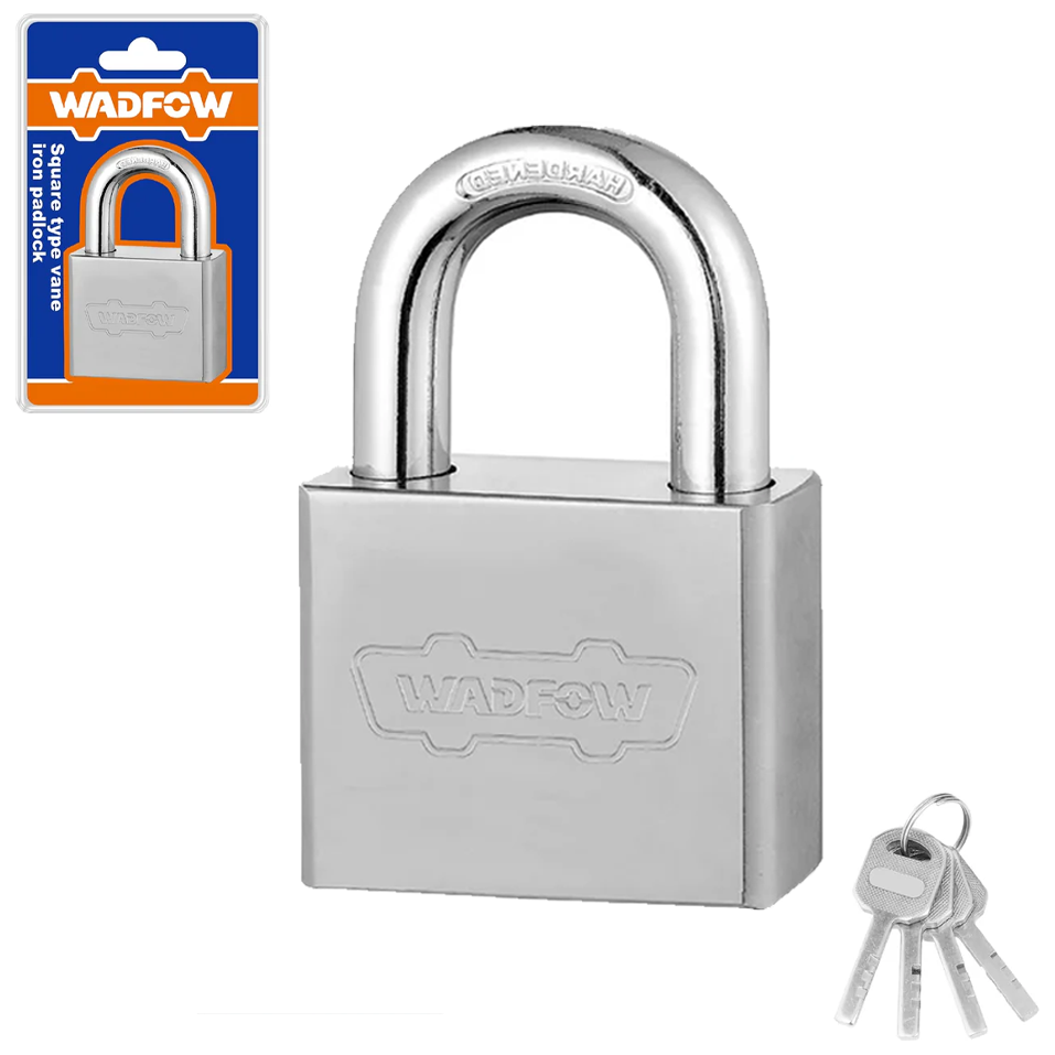 Wadfow Vane Iron Padlock (Square Type) | Wadfow by KHM Megatools Corp.