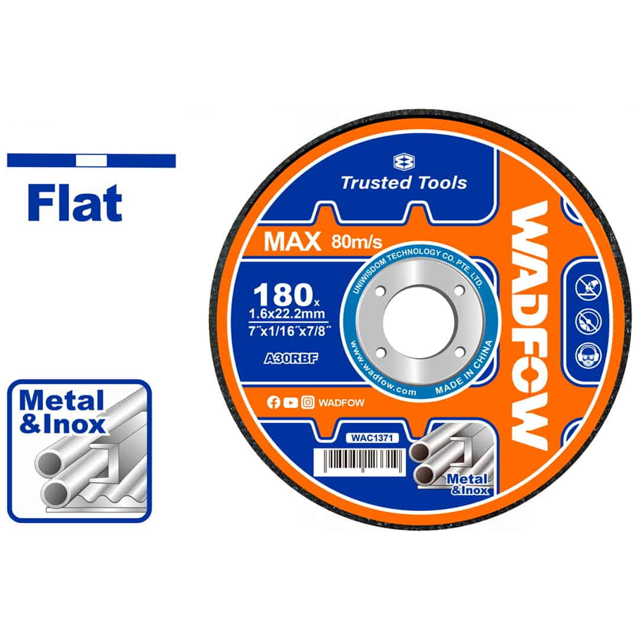 Wadfow WAC1371 Abrasive Metal Cutting Disc 7