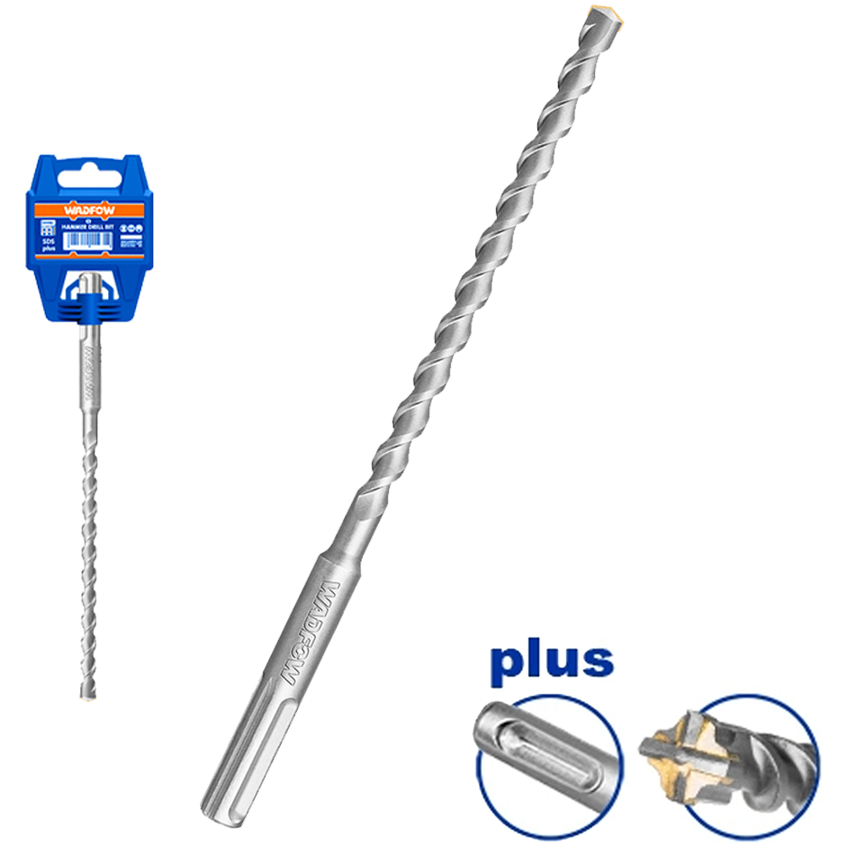 Wadfow Hammer Drill Bit SDS Plus (Double Flute) | Wadfow by KHM Megatools Corp.