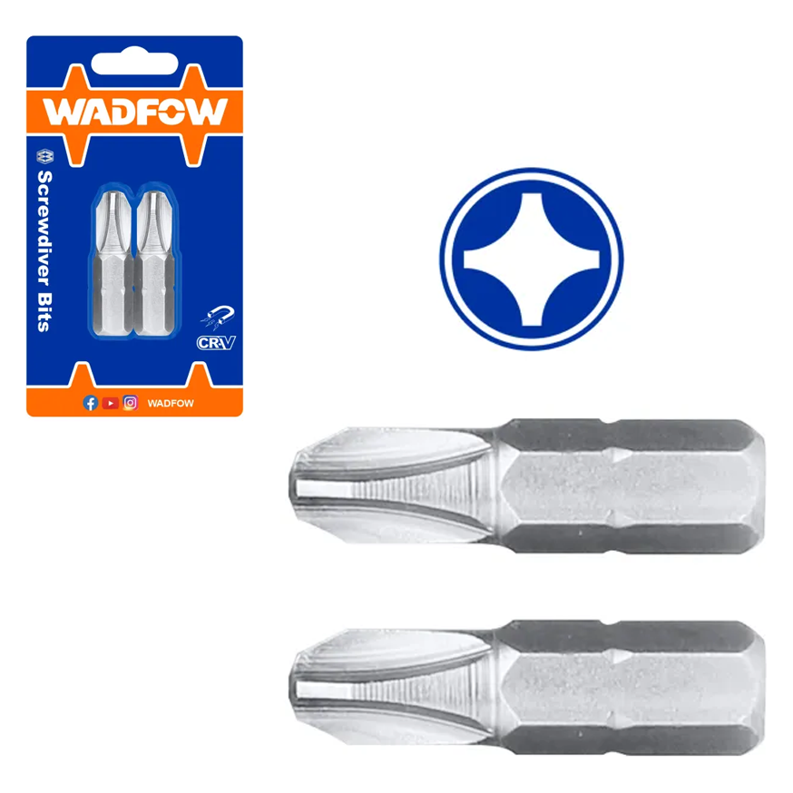 Wadfow WSV1K12 Screwdriver Bit PH2 25mm | Wadfow by KHM Megatools Corp.