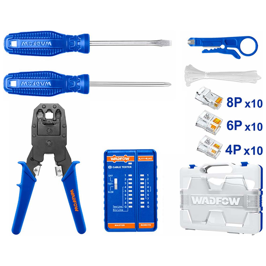 Wadfow WHS2B46 Modular Plug Crimper Set | Wadfow by KHM Megatools Corp.