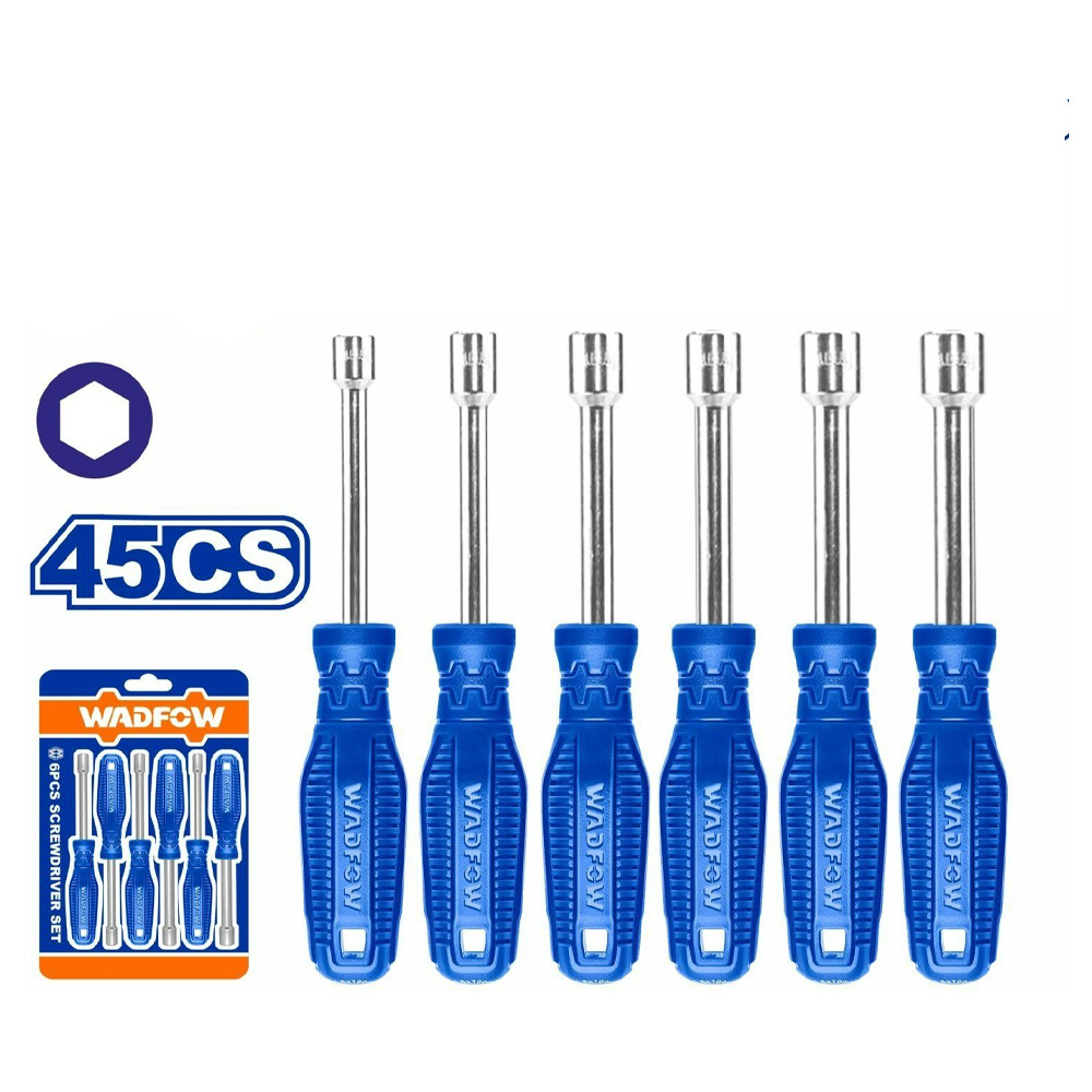 Wadfow WSS24T6 5-10mm Nut Screwdriver Set 6Pcs | Wadfow by KHM Megatools Corp.