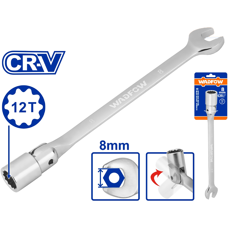 Wadfow Open End Swivel Head Socket Spanner Wrench | Wadfow by KHM Megatools Corp.