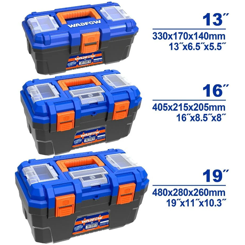 Wadfow WTB2103 Plastic Tools Boxes 3Pcs Set | Wadfow by KHM Megatools Corp.