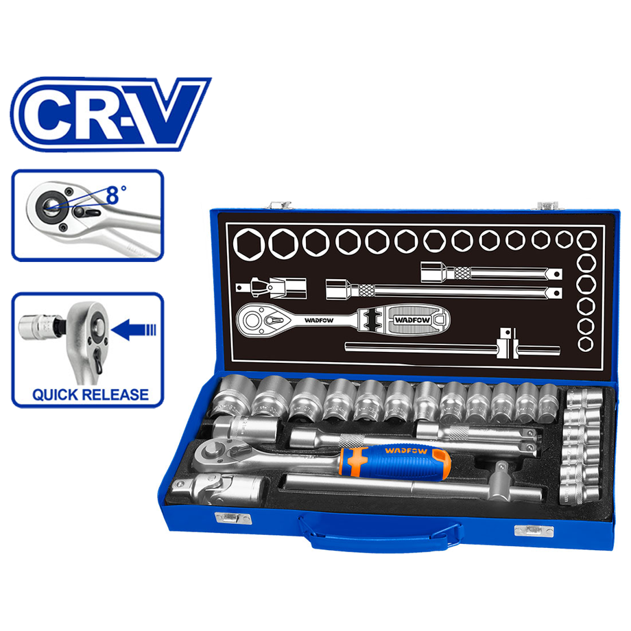 Wadfow WST2L24 Socket Set 1/2