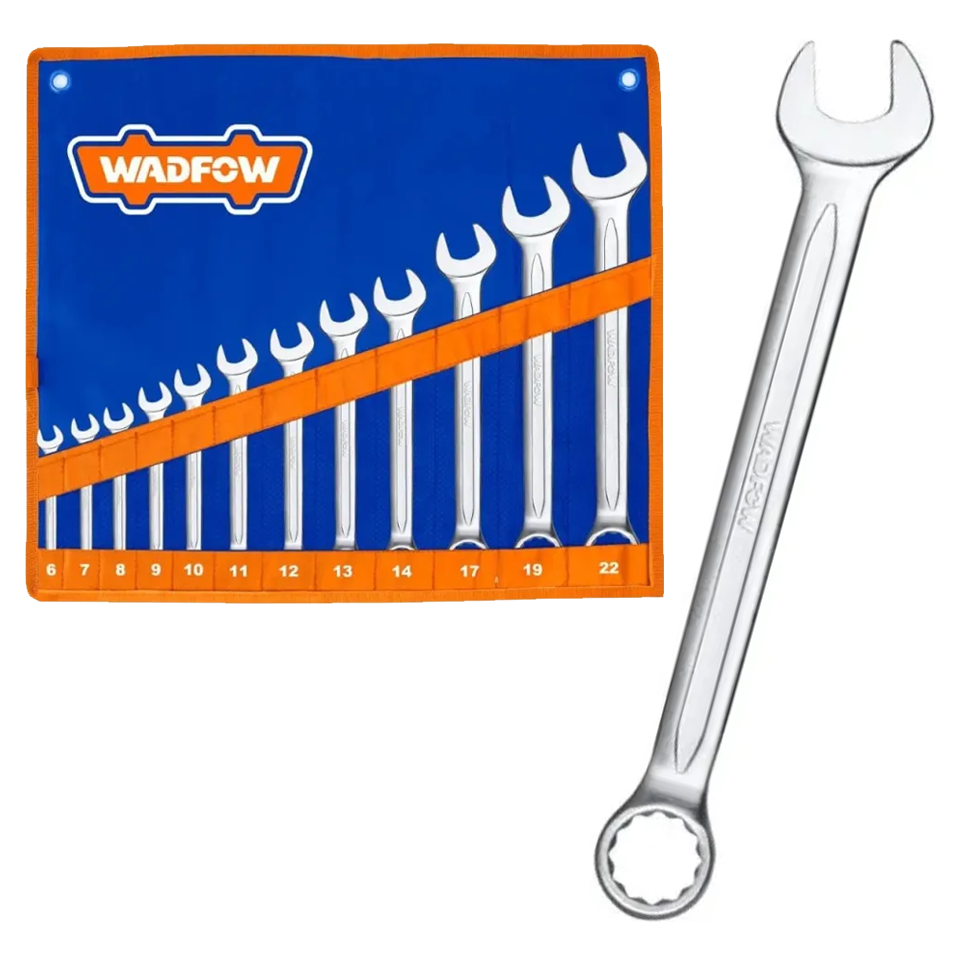 Wadfow WSP1M12 Combination Spanner Set 12pcs | Wadfow by KHM Megatools Corp.