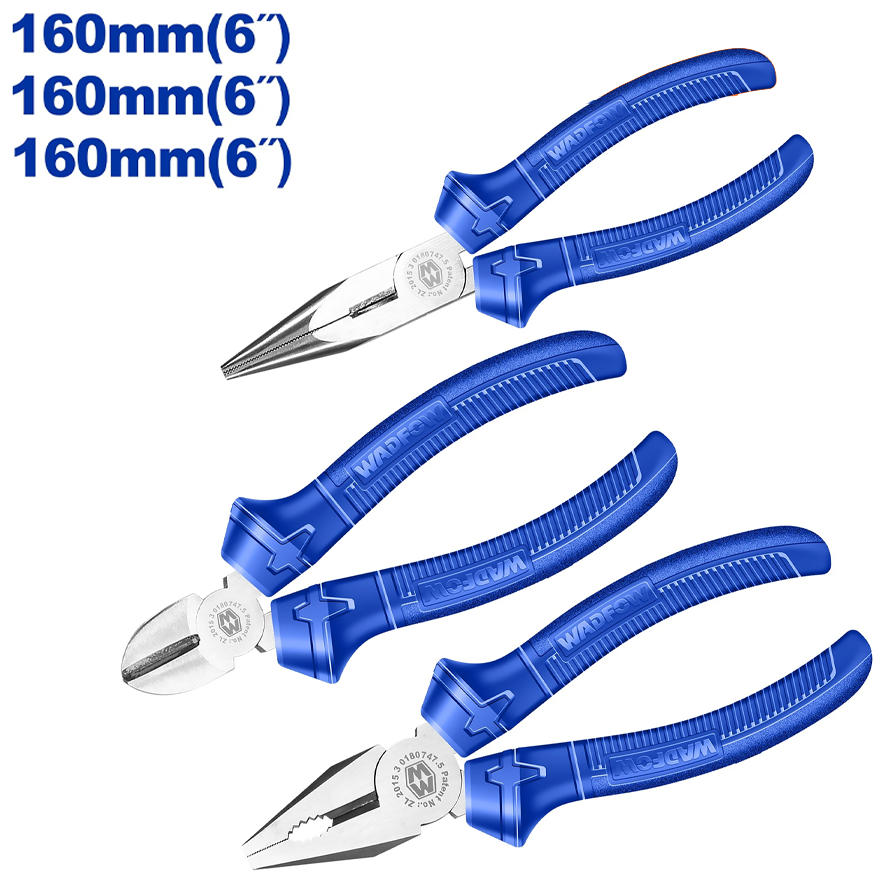 Wadfow WPS0623 Plier 3Pcs Set | Wadfow by KHM Megatools Corp.