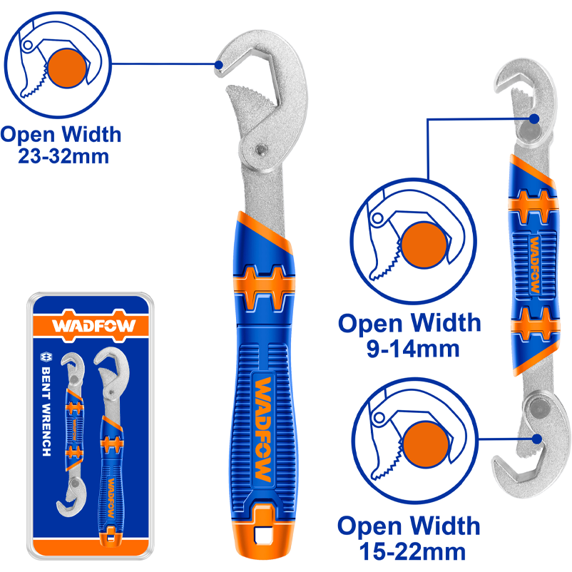 Wadfow WUW1103 Universal Wrench Set 2Pcs | Wadfow by KHM Megatools Corp.