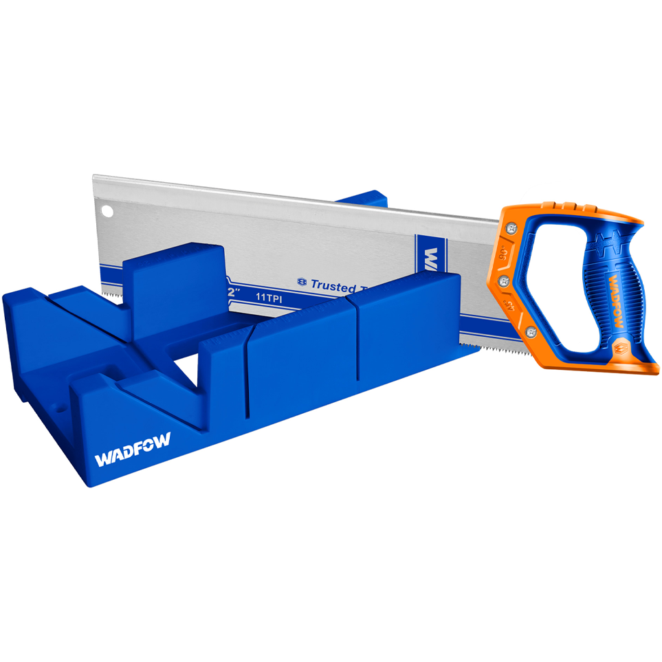 Wadfow WHW2112 Miter Box & Back Saw Set | Wadfow by KHM Megatools Corp.