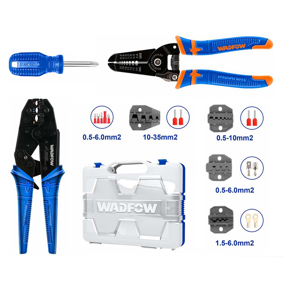 Wadfow WHS1B07 Crimping Pliers Set | Wadfow by KHM Megatools Corp.