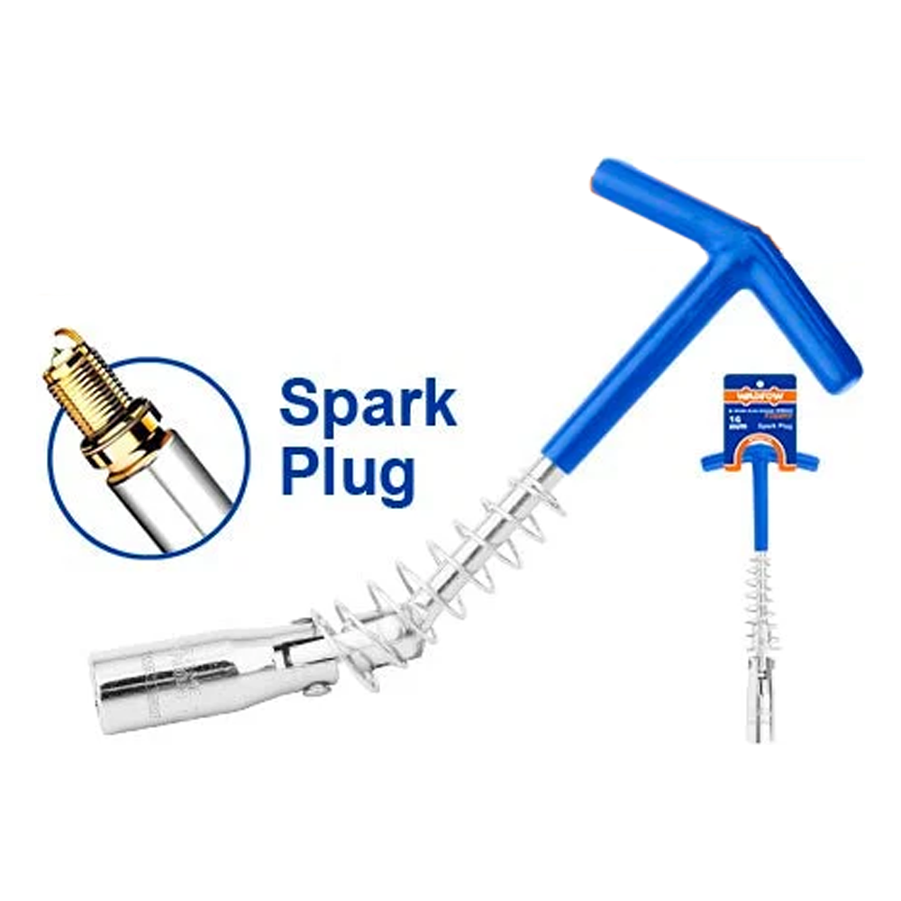 Wadfow WTH5116 T-Handle Spark Plug Socket Wrench 16MM | Wadfow by KHM Megatools Corp.