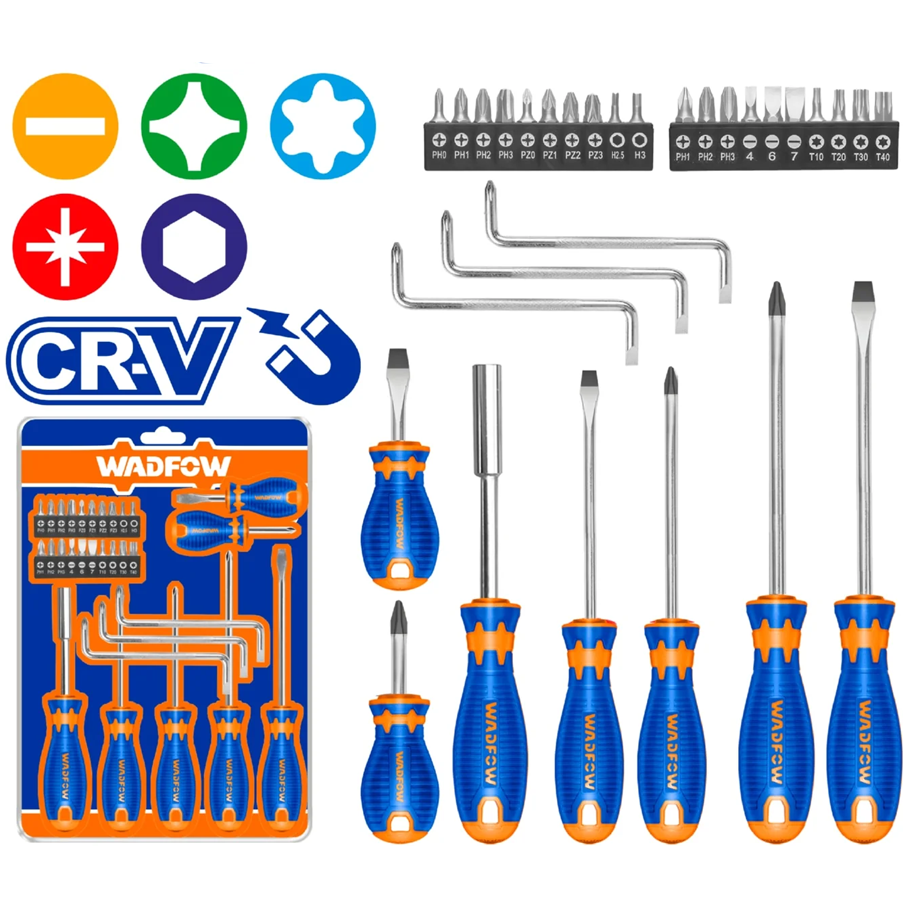 Wadfow WSS1430 Screwdriver Set 30Pcs | Wadfow by KHM Megatools Corp.