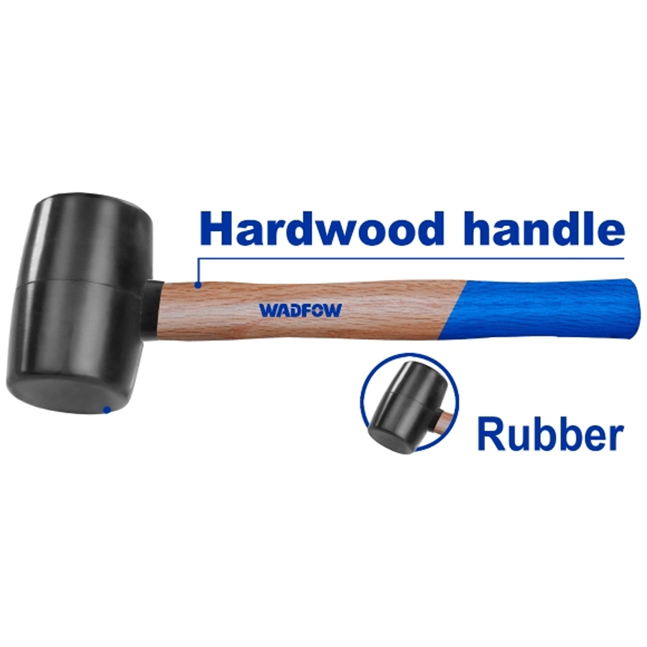 Wadfow Rubber Hammer Wooden Handle | Wadfow by KHM Megatools Corp.