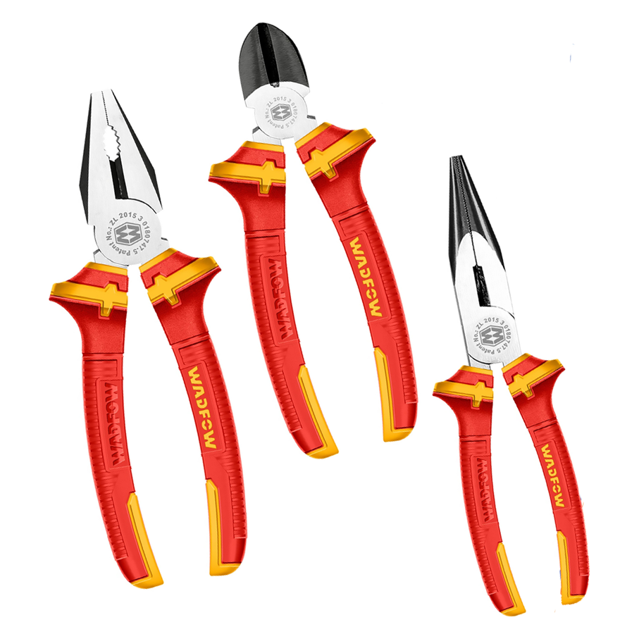 Wadfow WPS0633 Insulated Plier 3Pcs Set | Wadfow by KHM Megatools Corp.