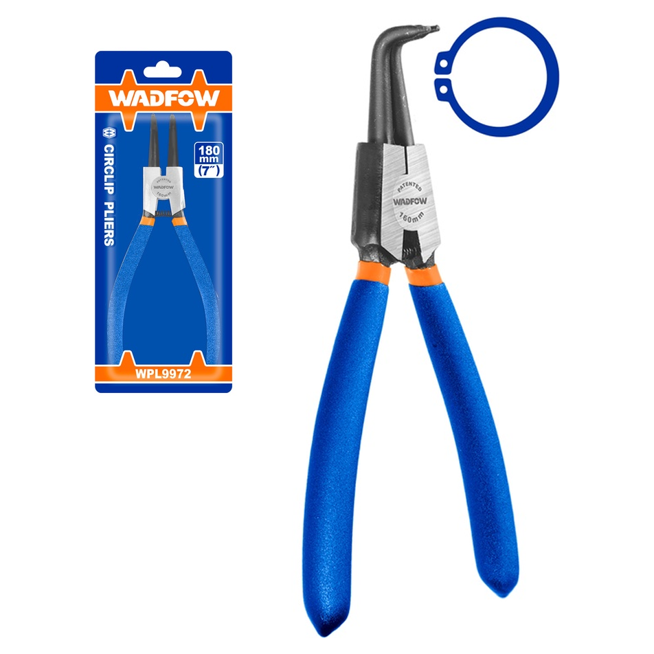 Wadfow WPL9972 Bent Circlip Pliers 7