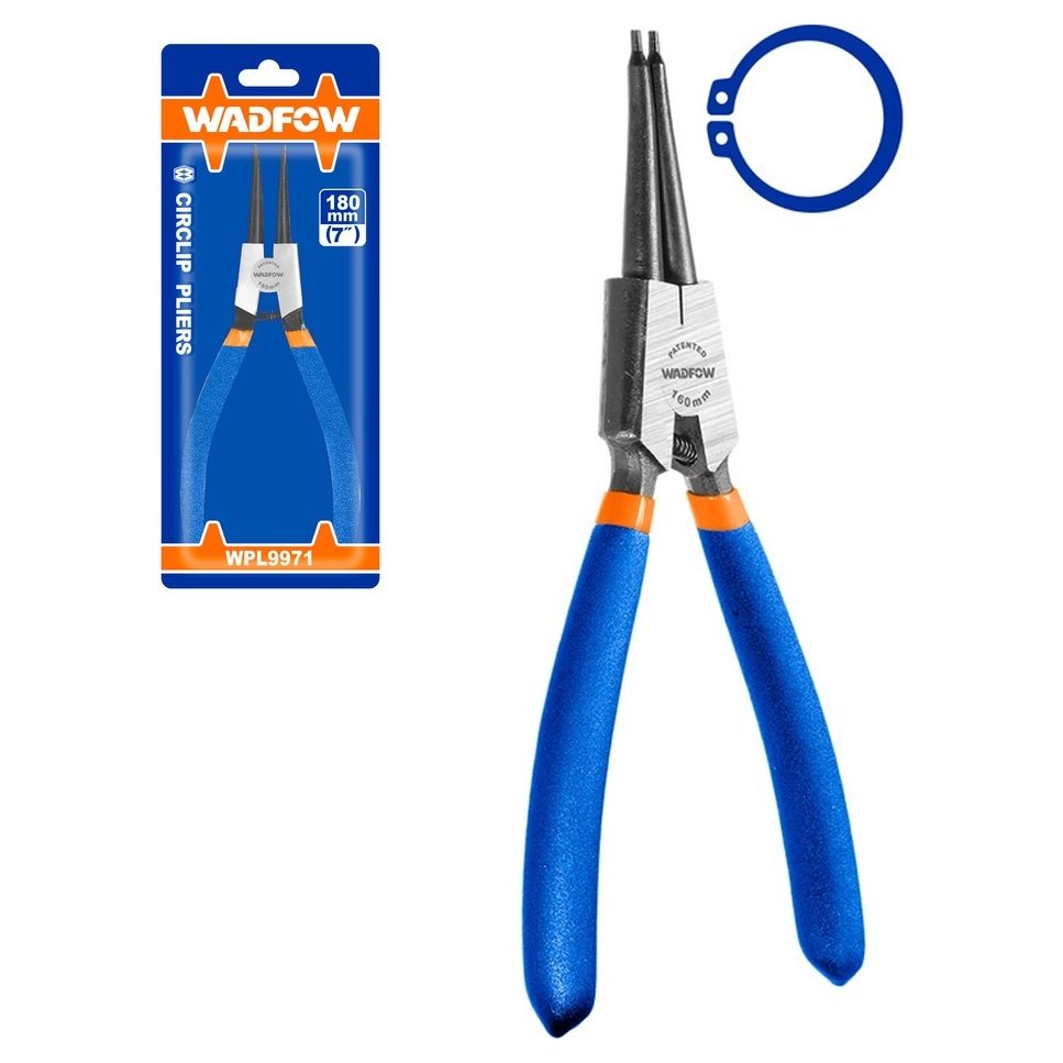 Wadfow WPL9971 Straight Circlip Pliers 7