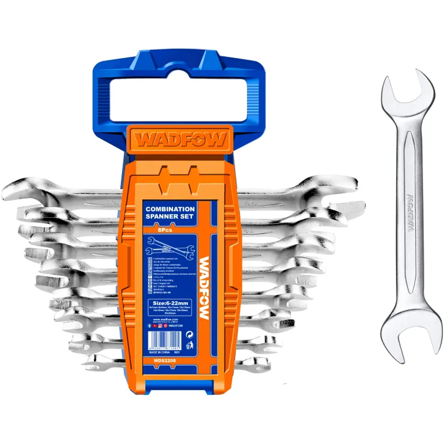 Wadfow WDS2208 Double Open End Spanner Set | Wadfow by KHM Megatools Corp.