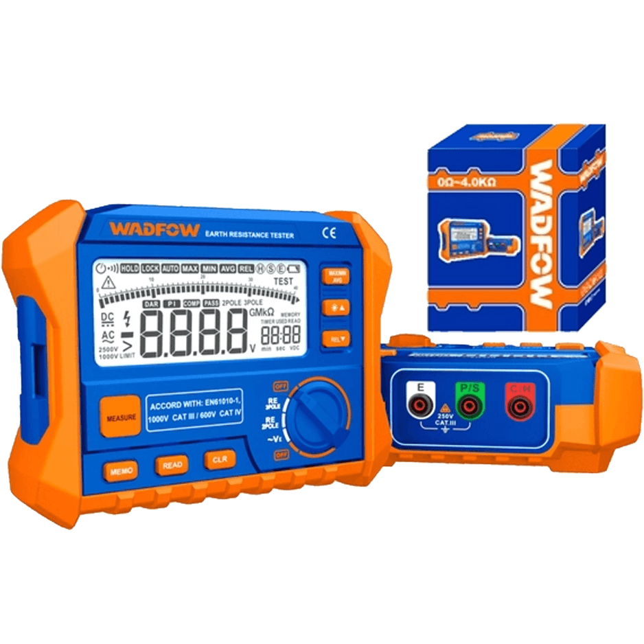 Wadfow WDM9504 Earth Resistance Tester - KHM Megatools Corp.