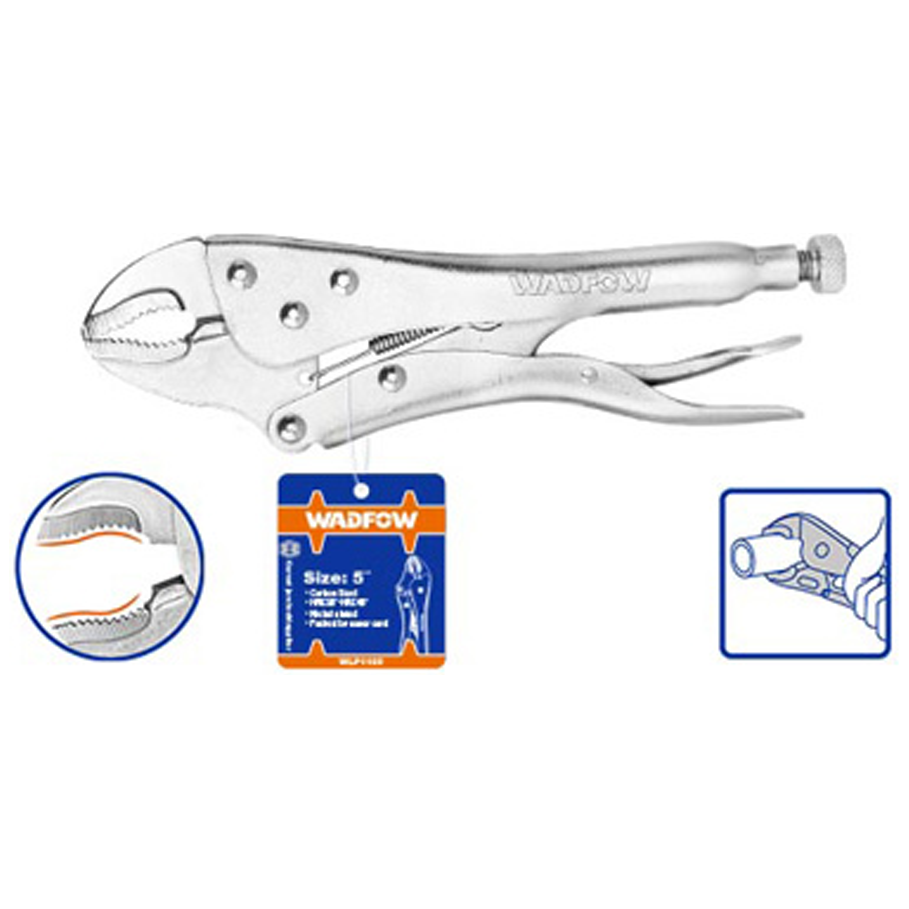 Wadfow WLP1107 Curved Jaw Locking Pliers 7