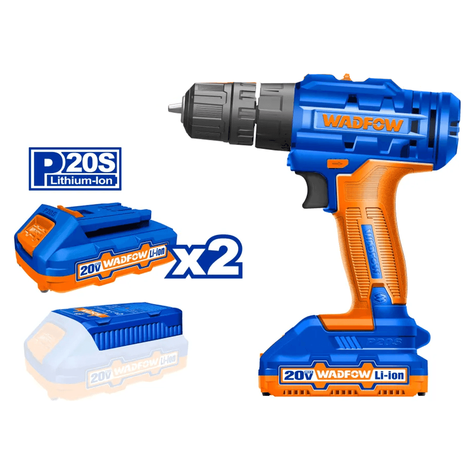 Wadfow WCDP512 Li-Ion Cordless Drill 20V - KHM Megatools Corp.