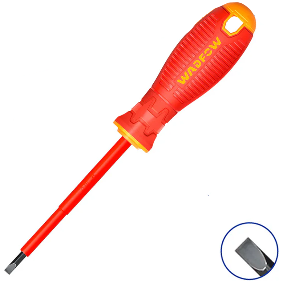 Wadfow WSD7244 Insulated Flat Screwdriver SL4.0 | Wadfow by KHM Megatools Corp.