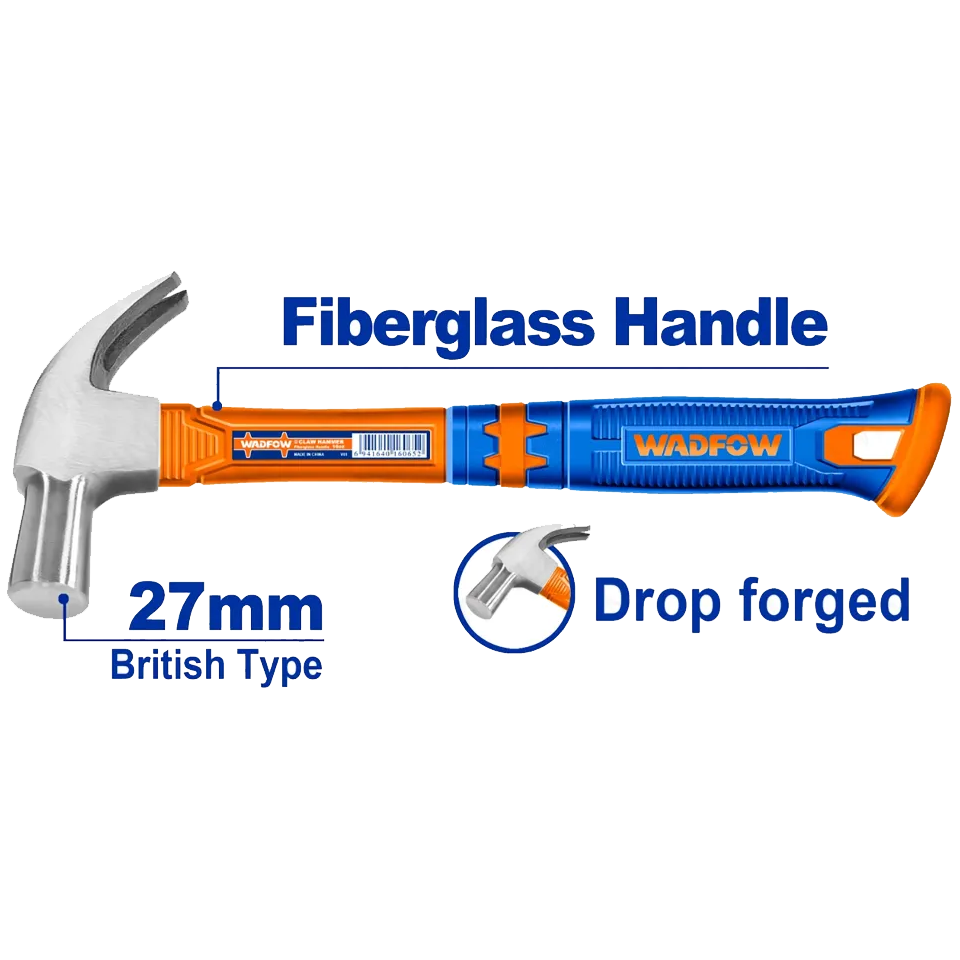 Wadfow WHM3327 Claw Hammer British Type | Wadfow by KHM Megatools Corp.