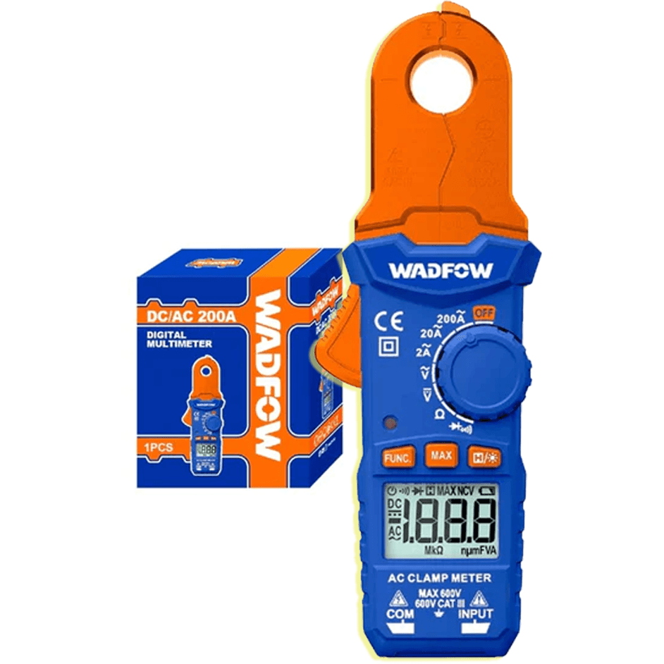 Wadfow WDM65015 DC/AC Clamp Meter 2000-Counts - KHM Megatools Corp.