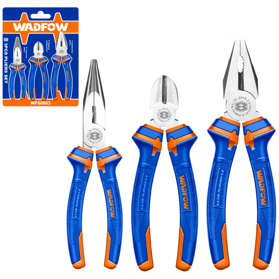 Wadfow WPS0603 Pliers 3Pcs Set | Wadfow by KHM Megatools Corp.